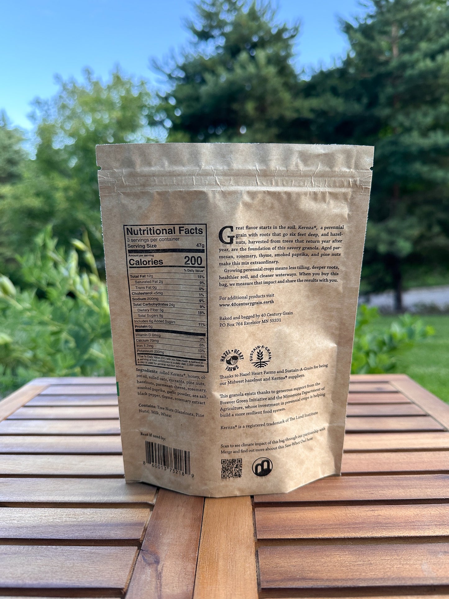 Prairie Sunset Perennial Granola
