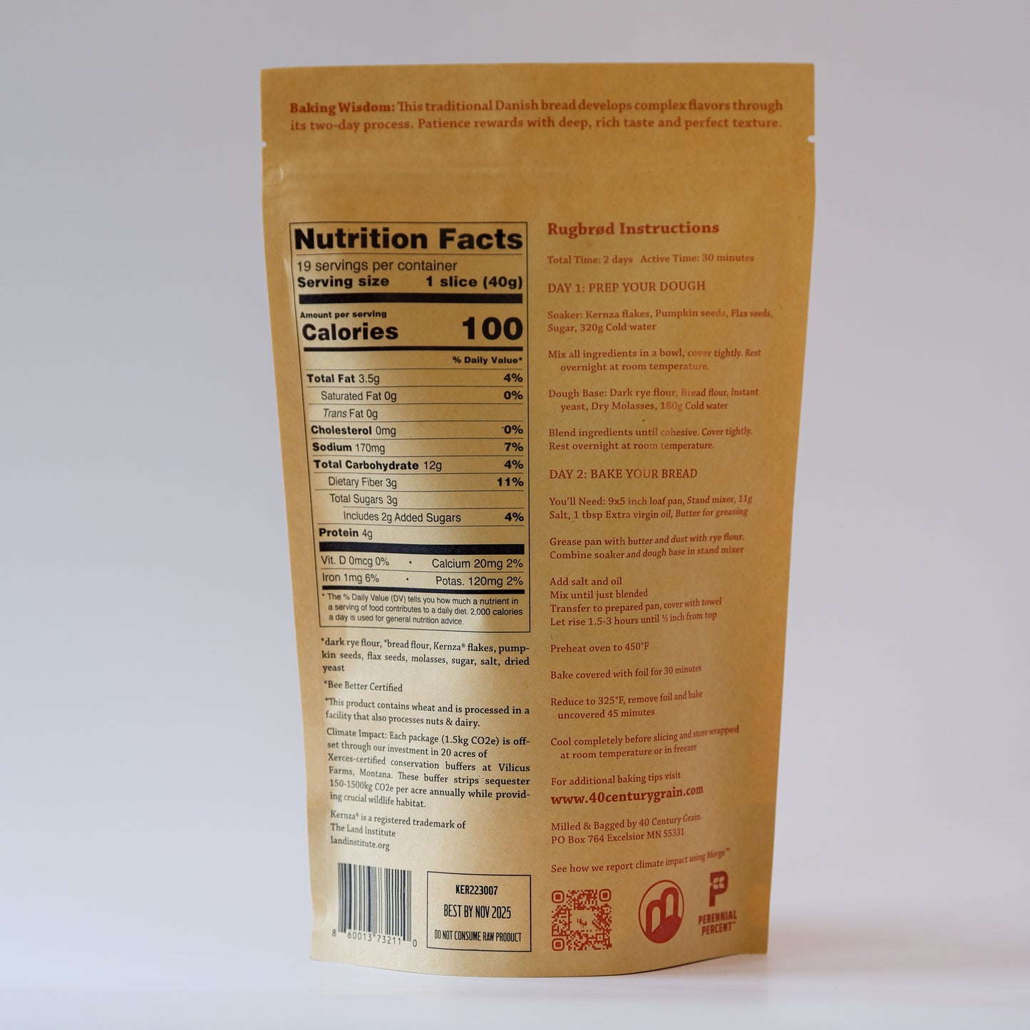 Rugbrød Nordic rye bread mix