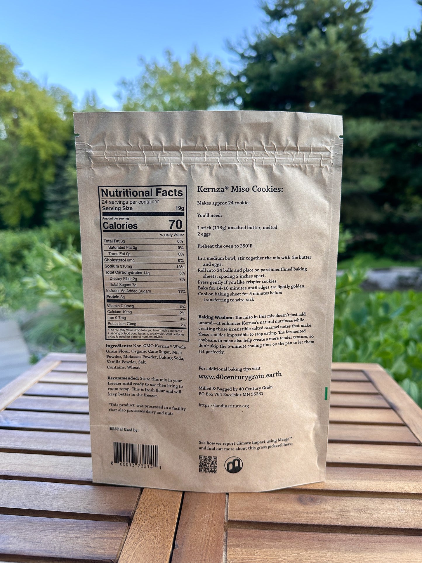 Kernza® Miso Cookie Mix