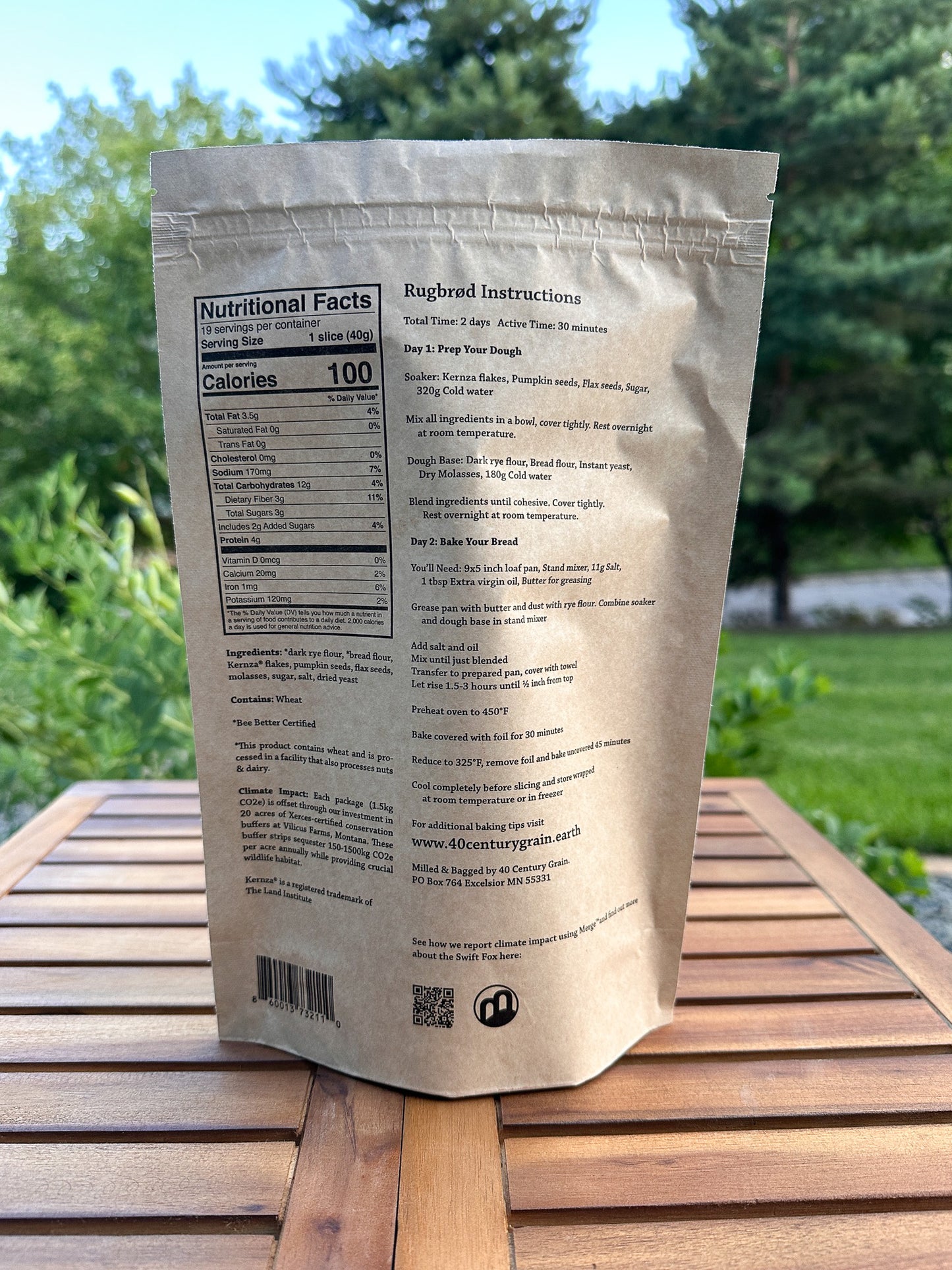 Rugbrød Nordic Rye Bread Mix