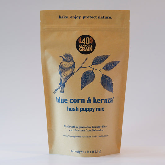 Blue Corn & Kernza® hush puppy mix